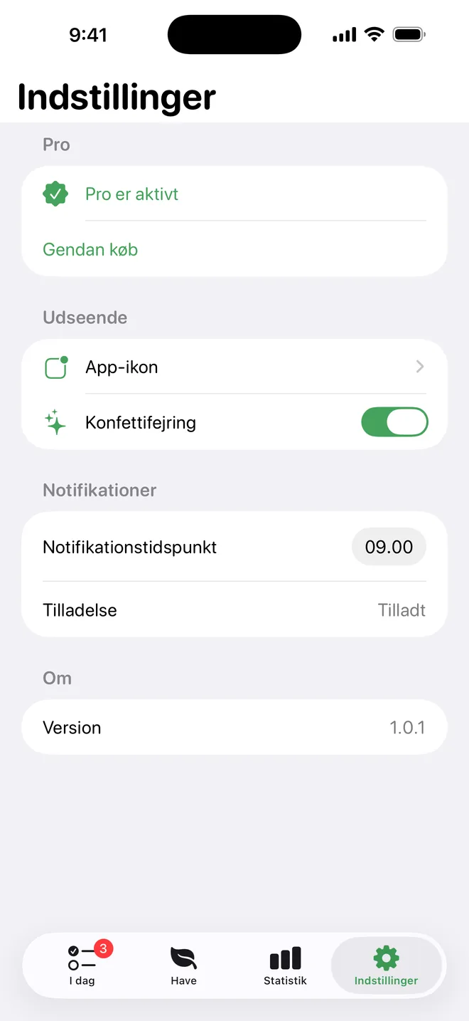 Privat plantepleje