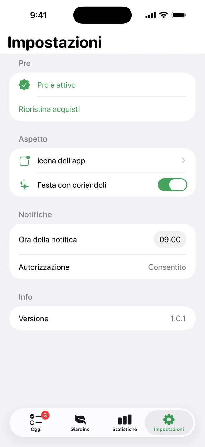 Cura privata delle piante